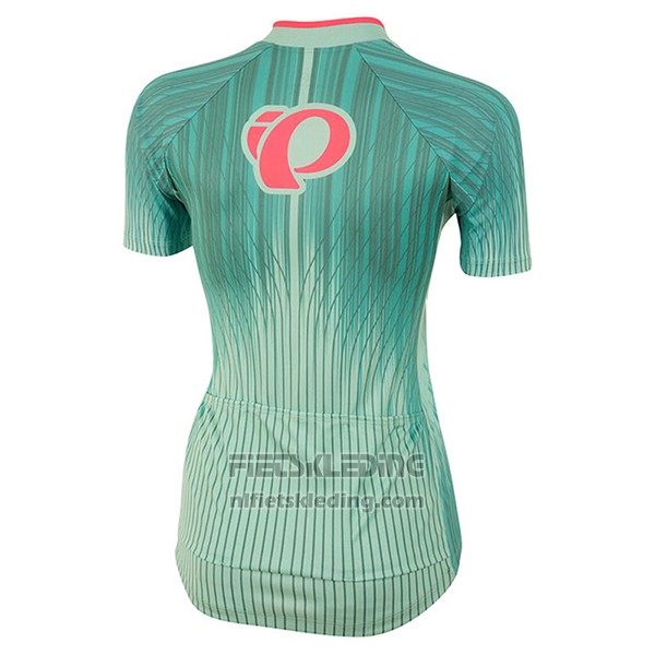 2017 Fietskleding Vrouw Pearl Izumi Groen en Wit Korte Mouwen en Koersbroek
